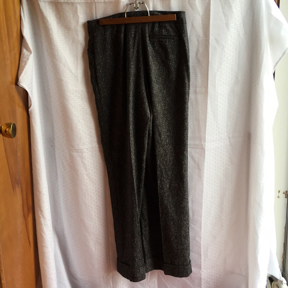 Dress pants with wide legs